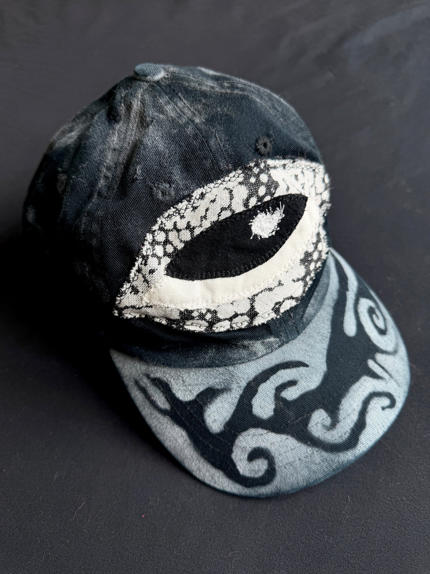 Upcycled Eyeball Shape Hat
