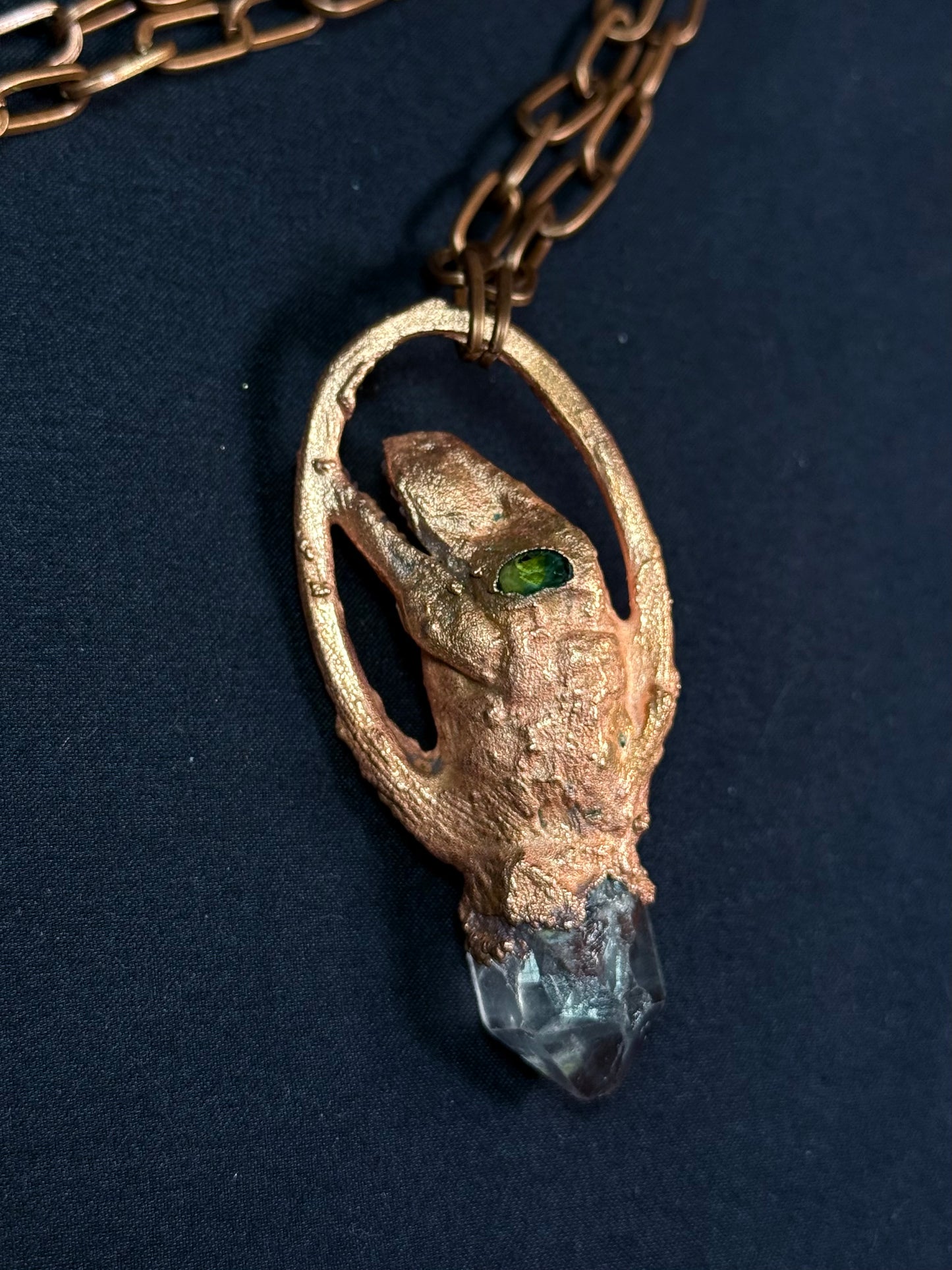 T-Rex head amulet