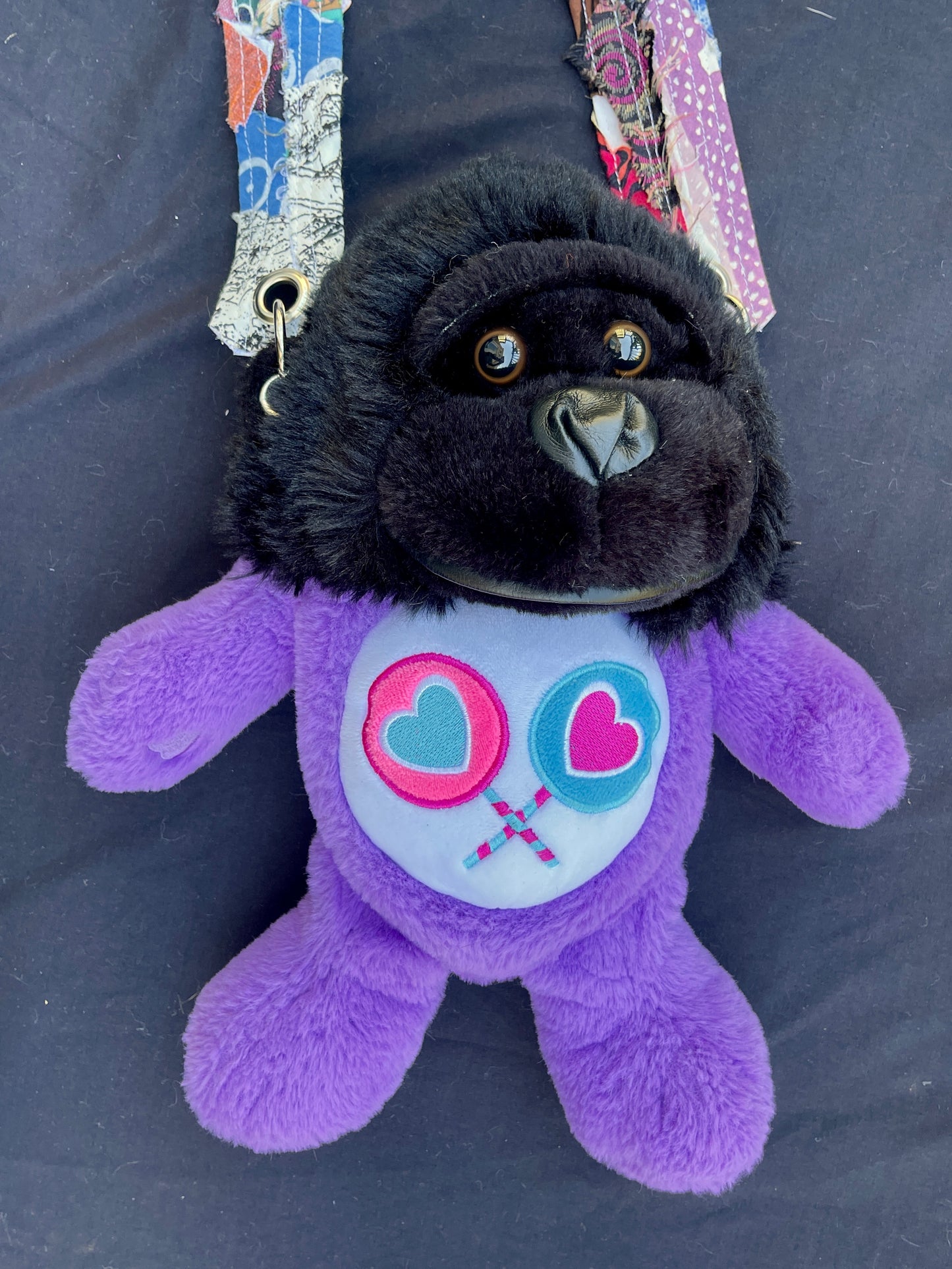 Gorilla + Care bear hybrid side bag