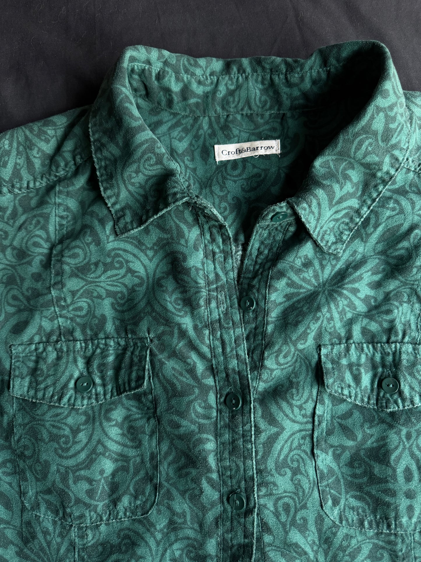 Clown mushroom button up