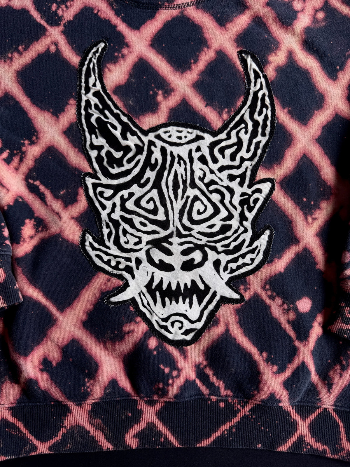 ONI bleach dyed hoodie