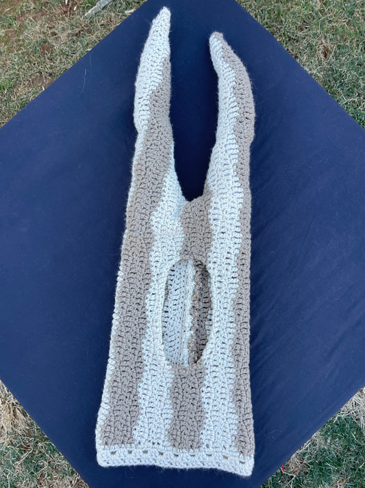 Double stuffed crochet mask
