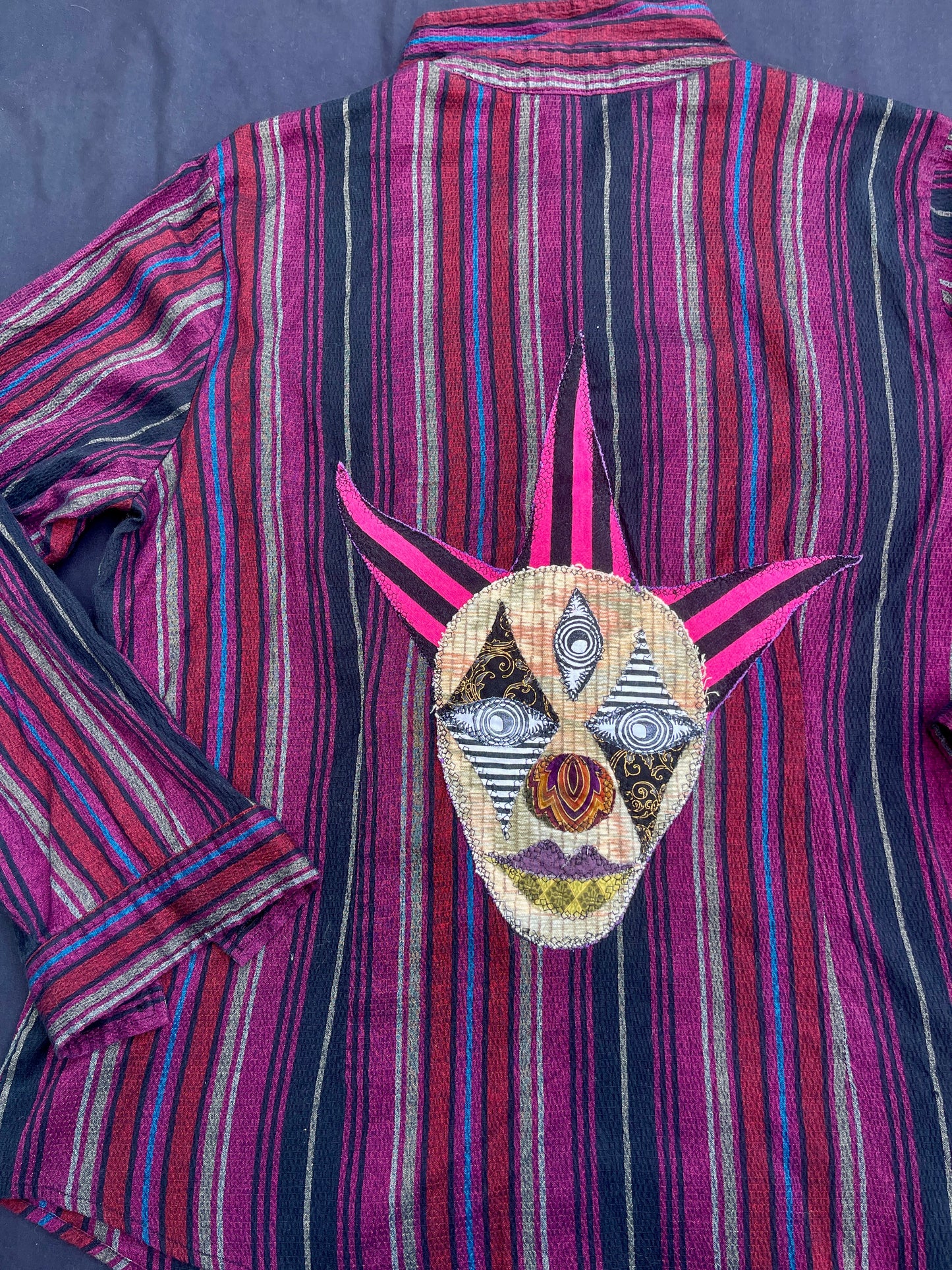 Punk clown button up