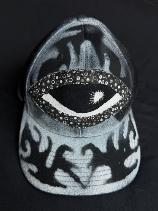 Upcycled Eyeball Shape Hat