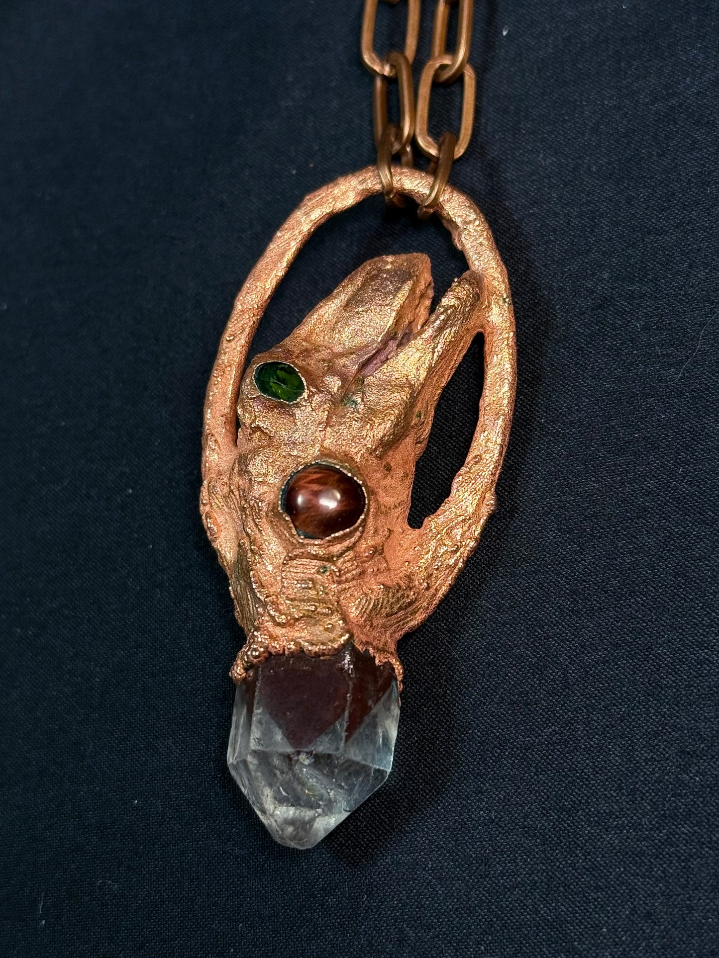 T-Rex head amulet