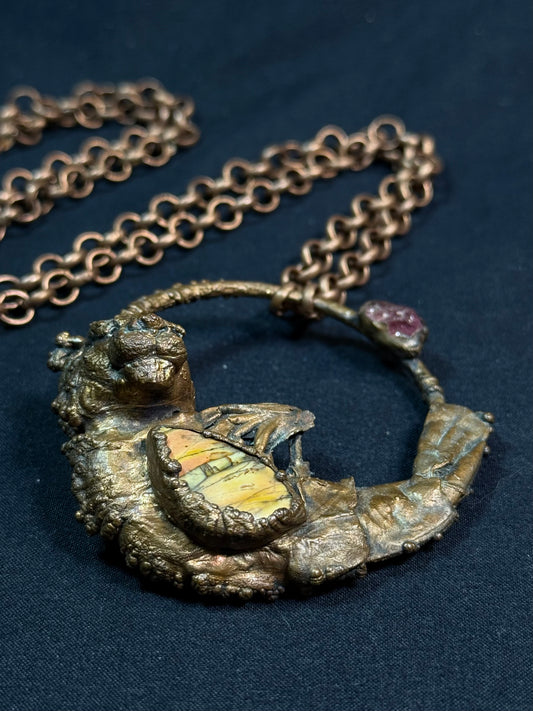 Tiger shrimp amulet