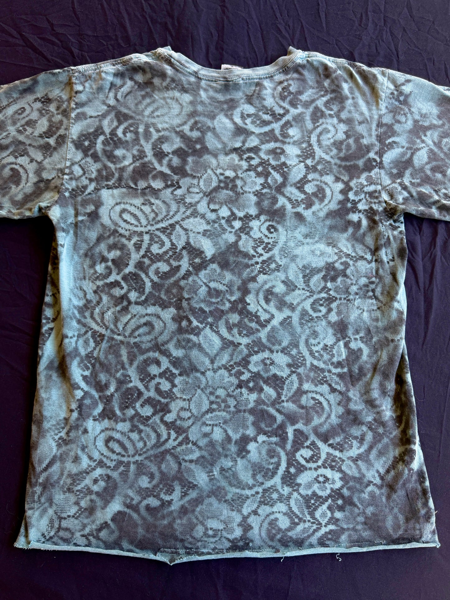 Moon goddess spray painted t-shirt