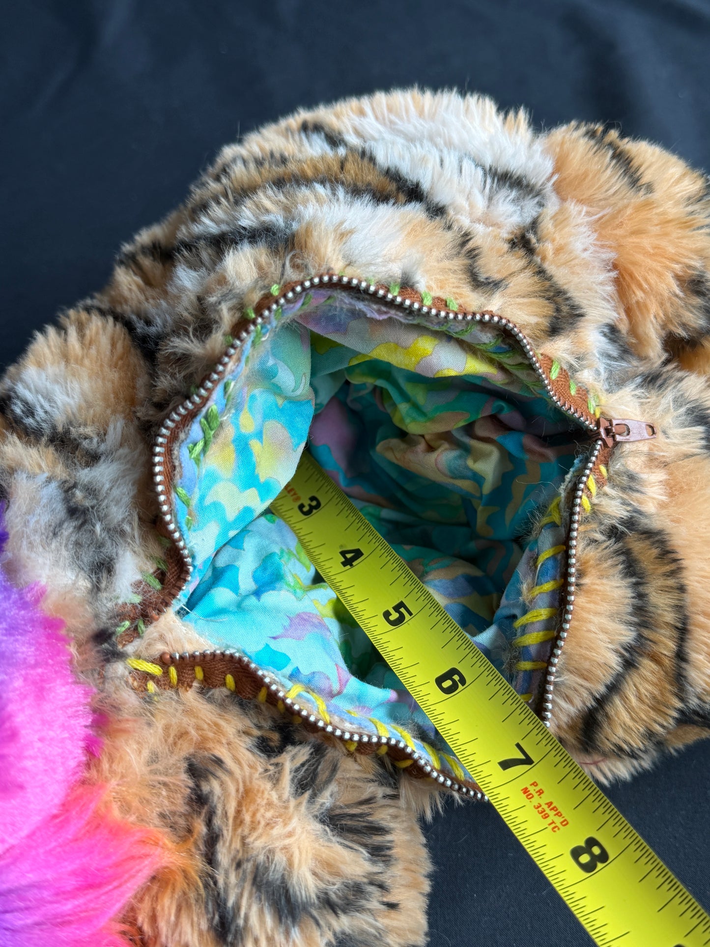 Rainbow lion + tiger hybrid side bag