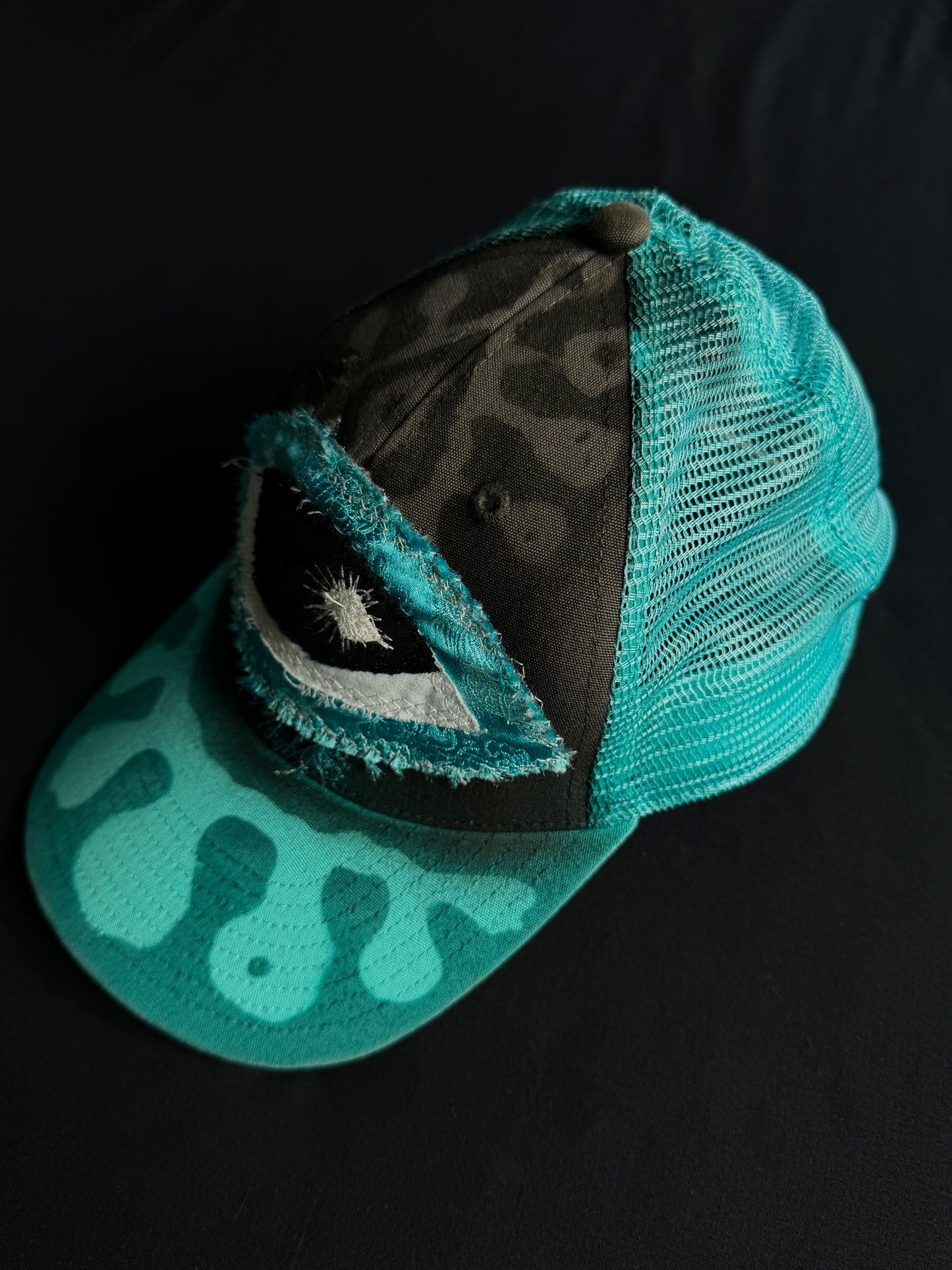 Upcycled Eyeball Shape Hat