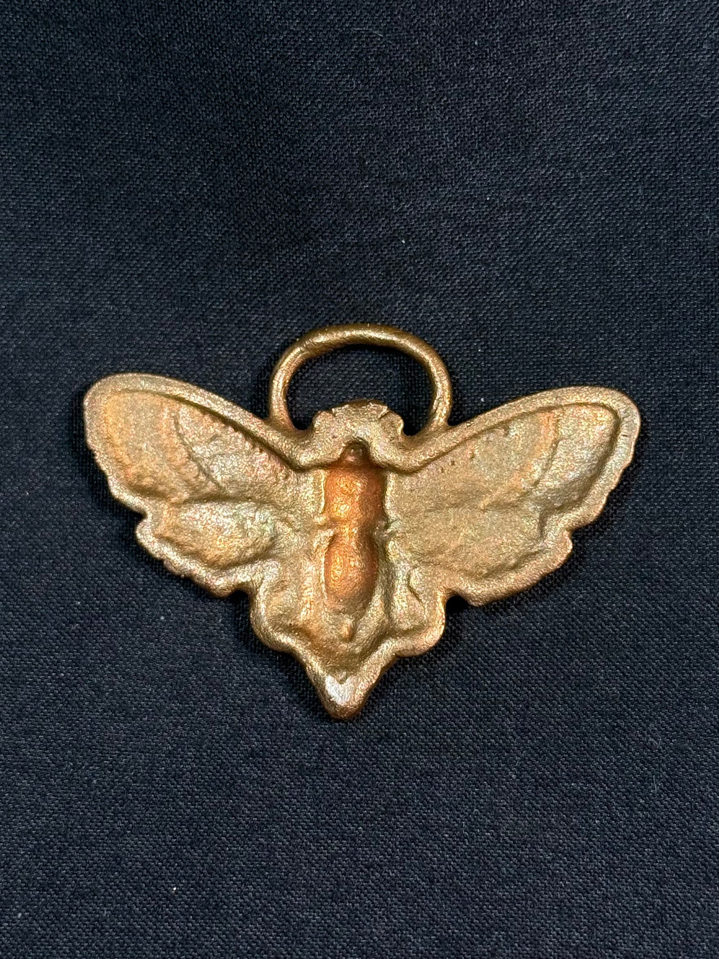 Amethyst moth amulet