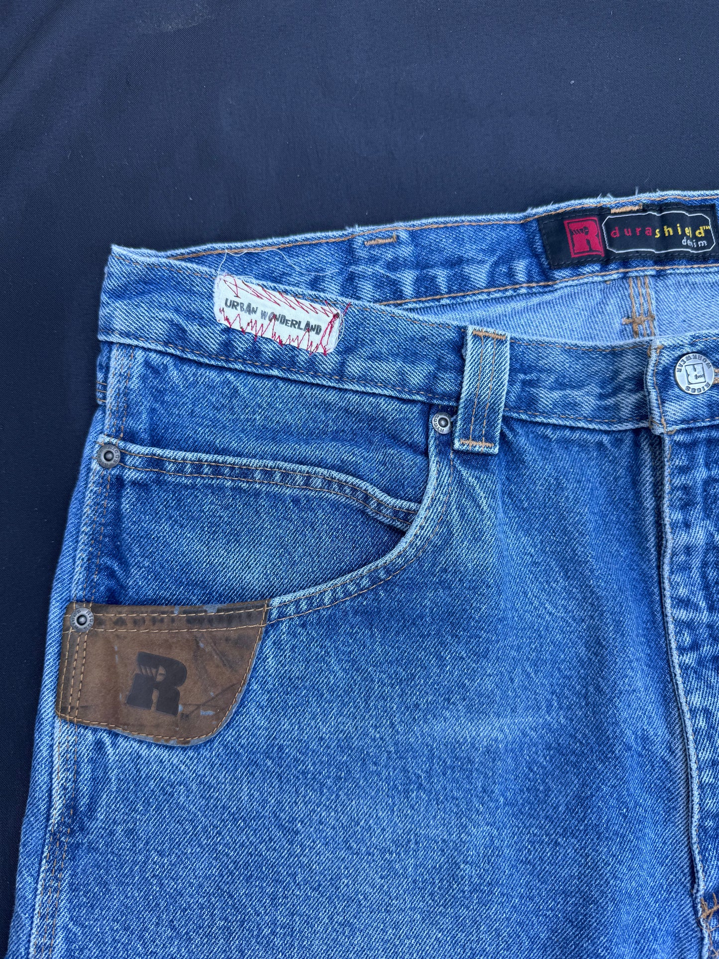 Yu-gi-oh patch jeans