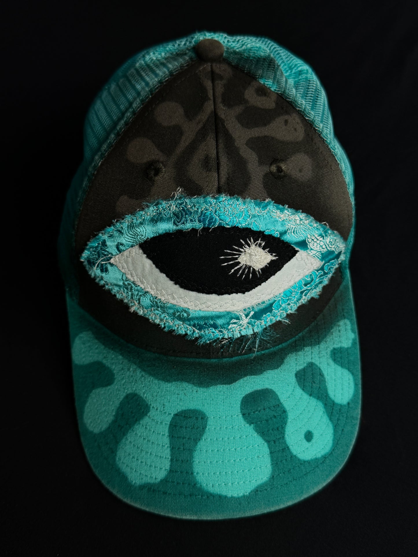 Upcycled Eyeball Shape Hat