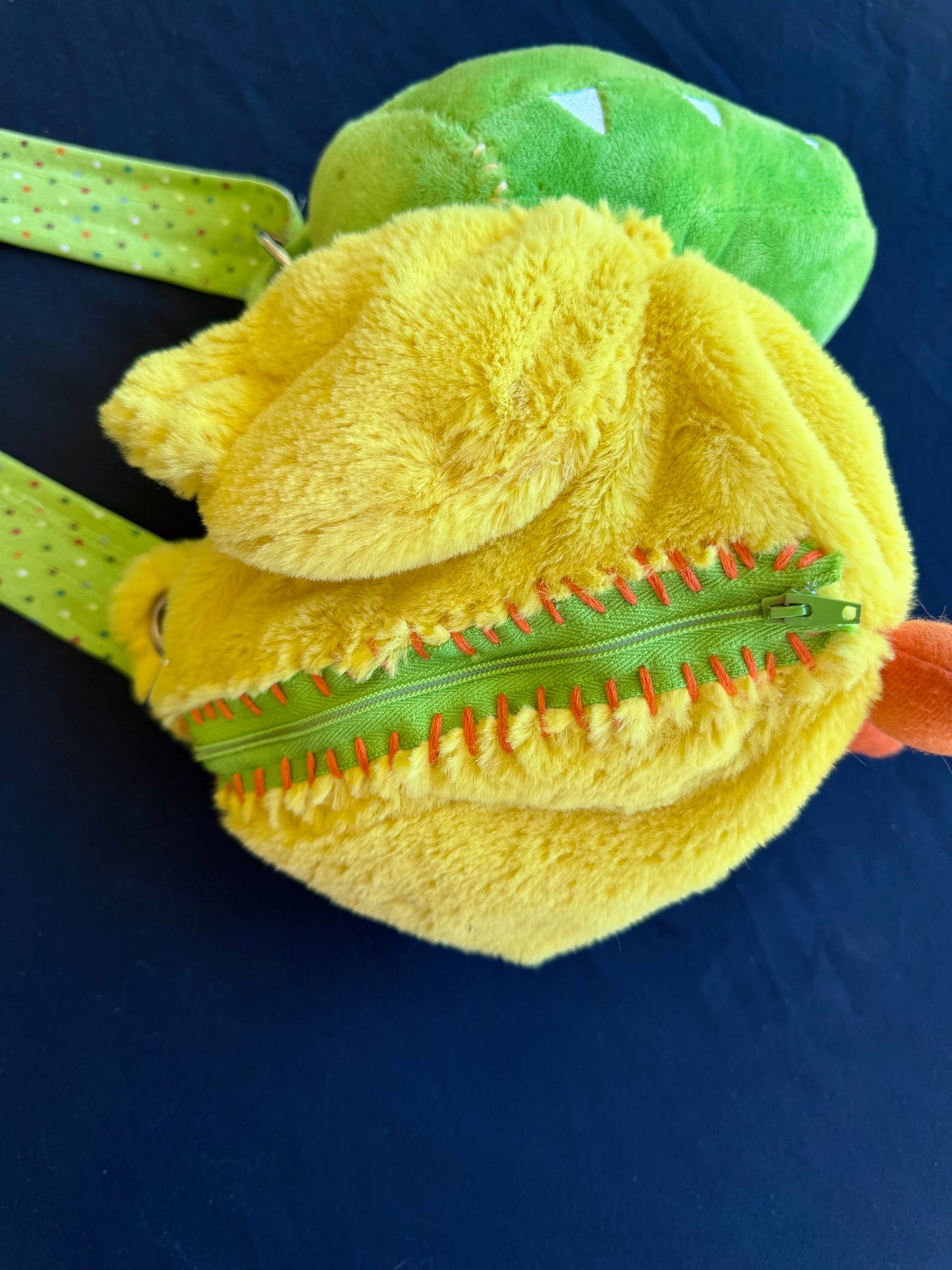 Dragon + duck hybrid side bag