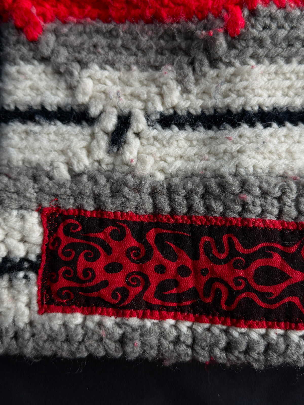 Crochet shape patch hat