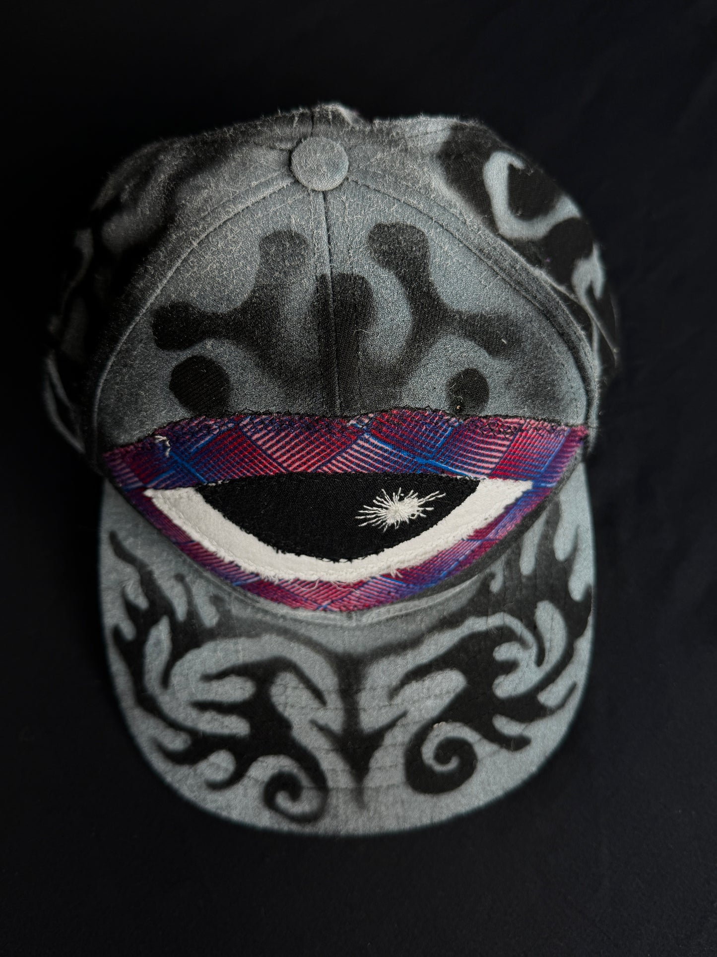 Upcycled Eyeball Shape Hat