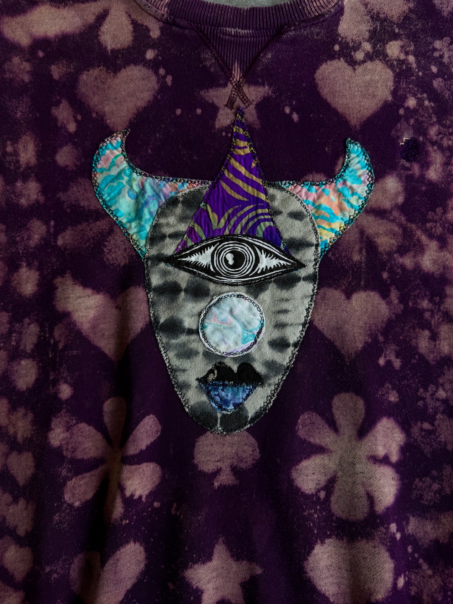 Cyclops clown crewneck