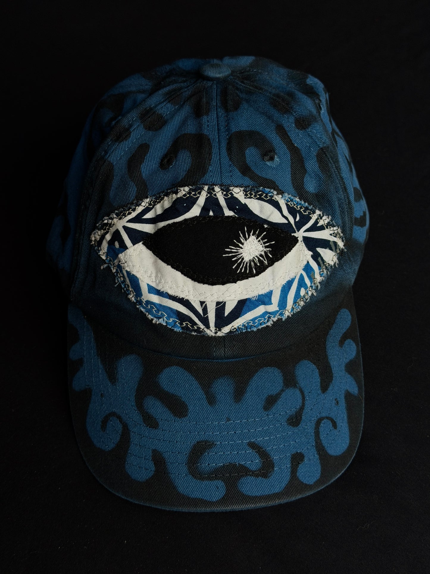 Upcycled Eyeball Shape Hat