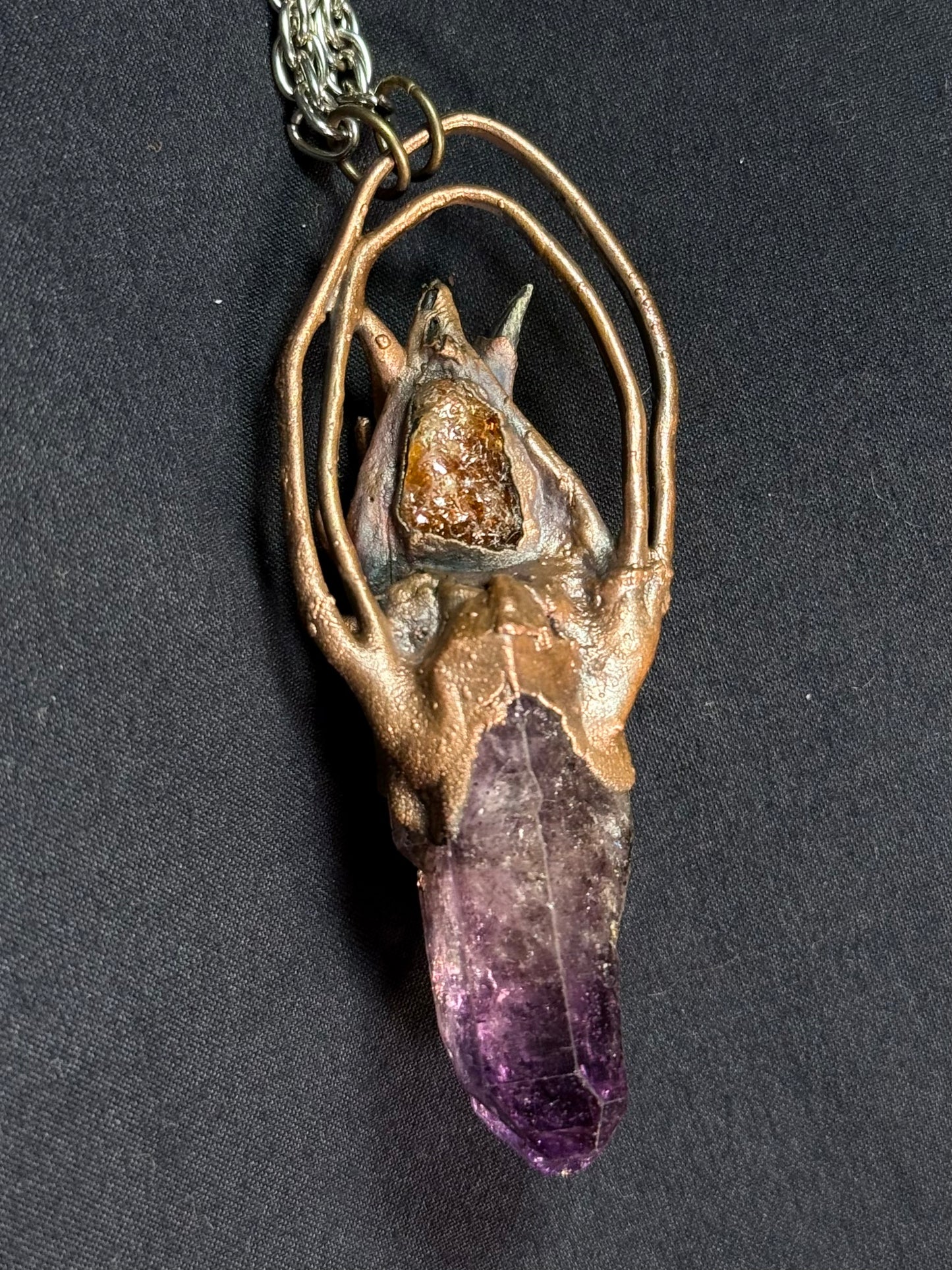 Amethyst warrior amulet