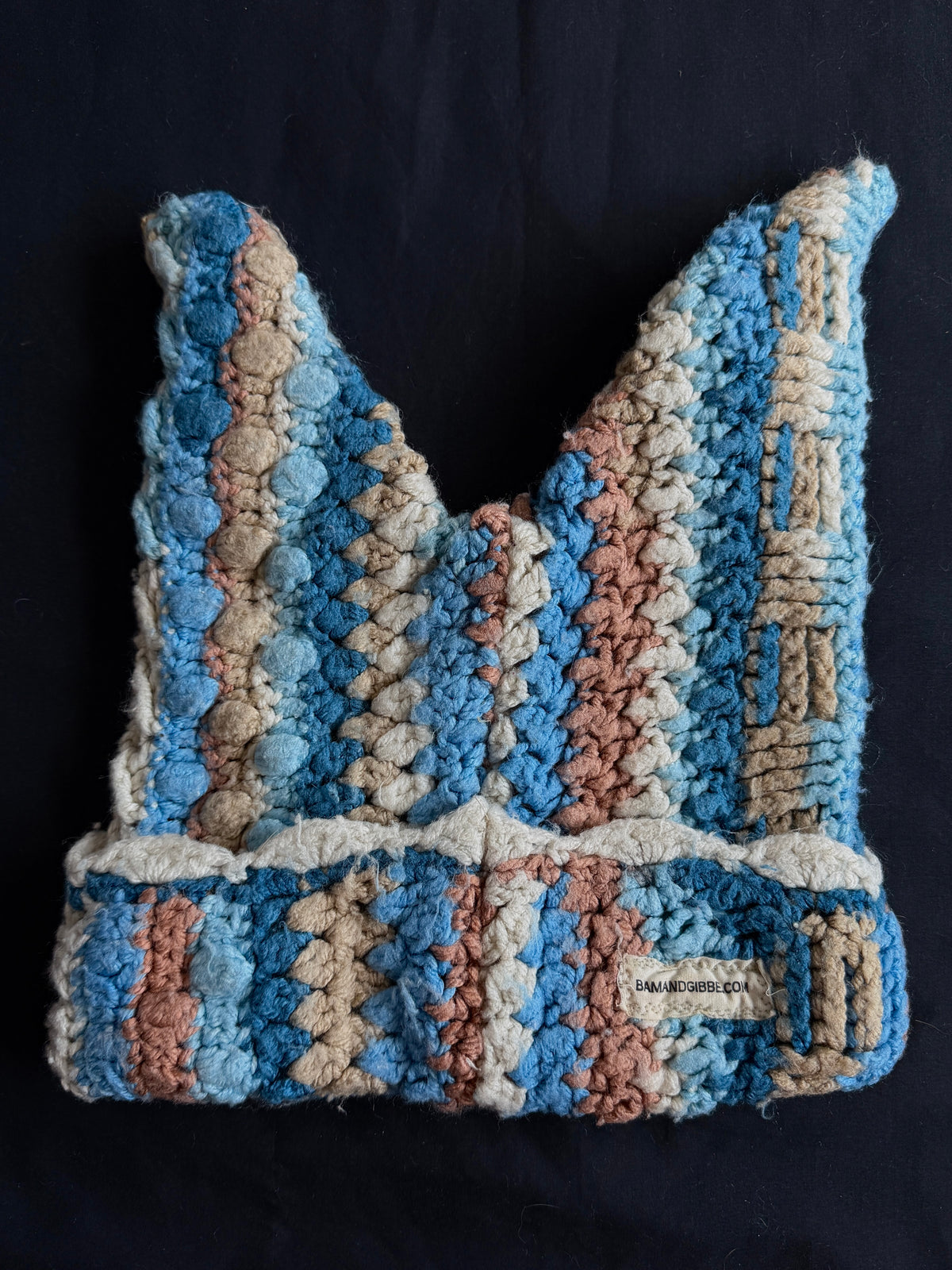 Crochet eyeball hat