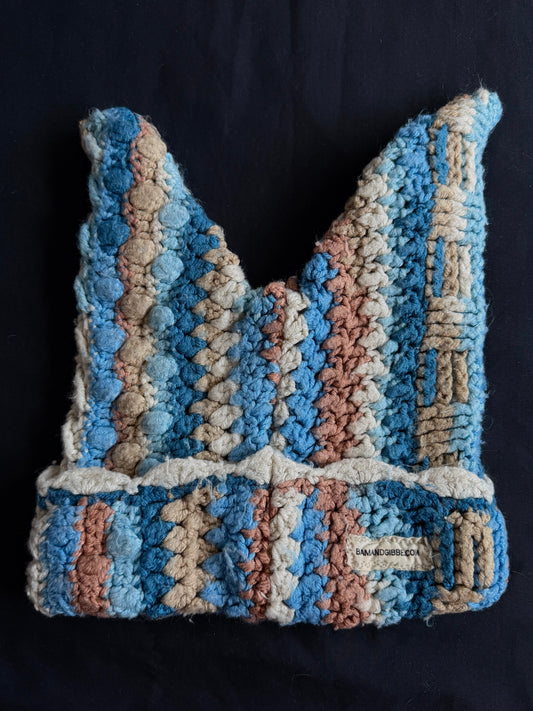 Crochet eyeball hat