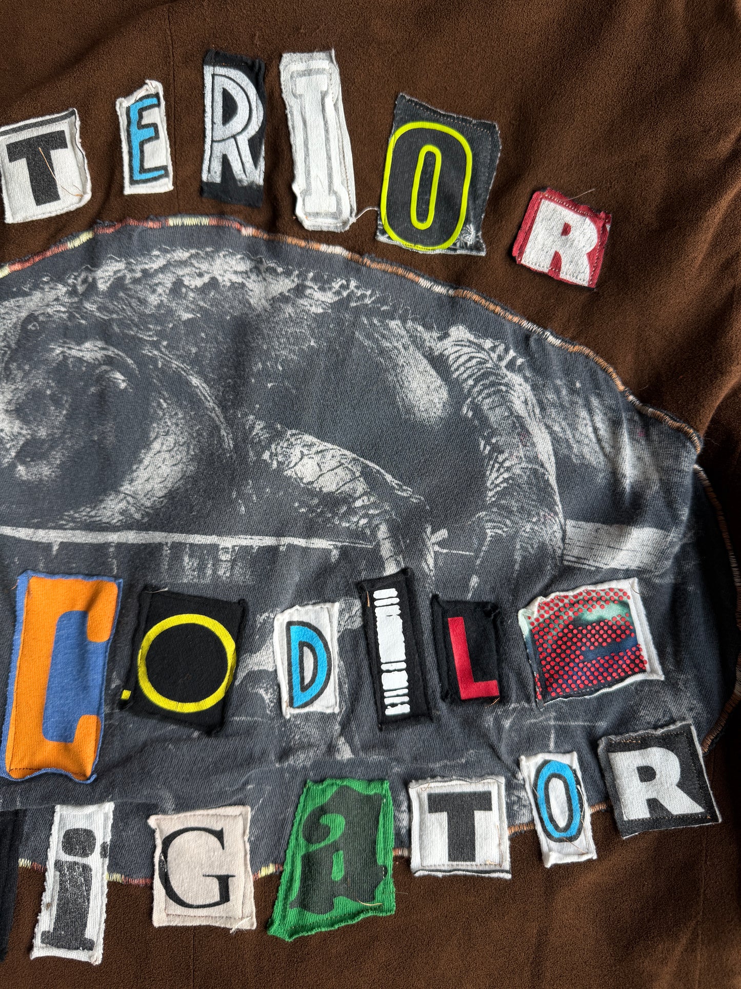 Interior crocodile aligator jacket