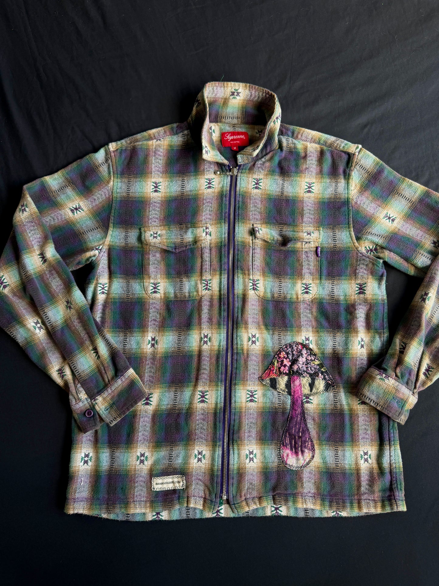 Clown and mushroom Supreme zip up