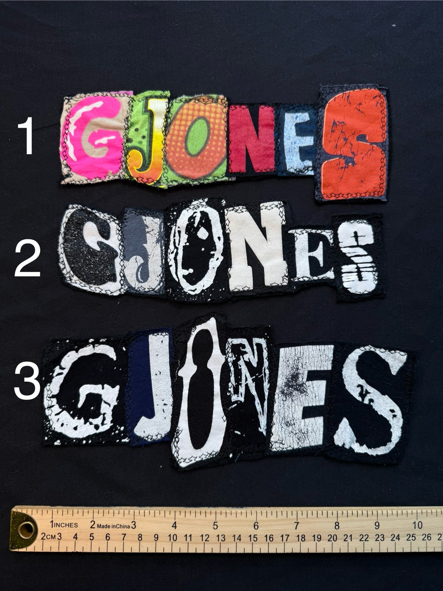 G jones patches