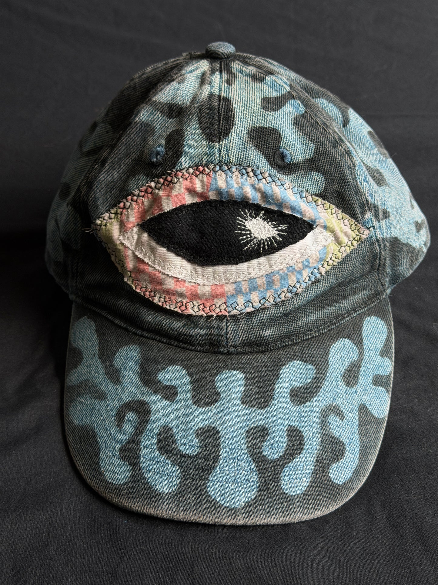 Upcycled Eyeball Shape Hat