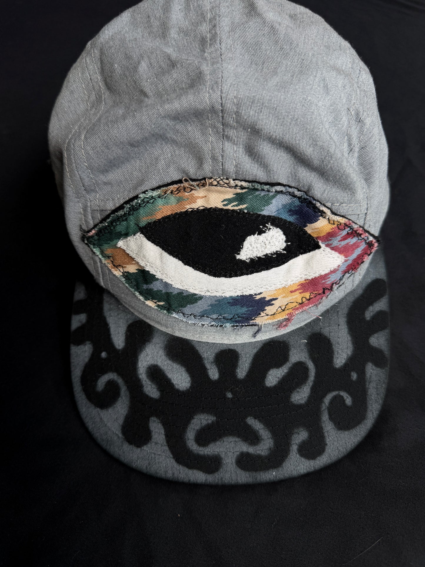 Upcycled Eyeball Shape Hat