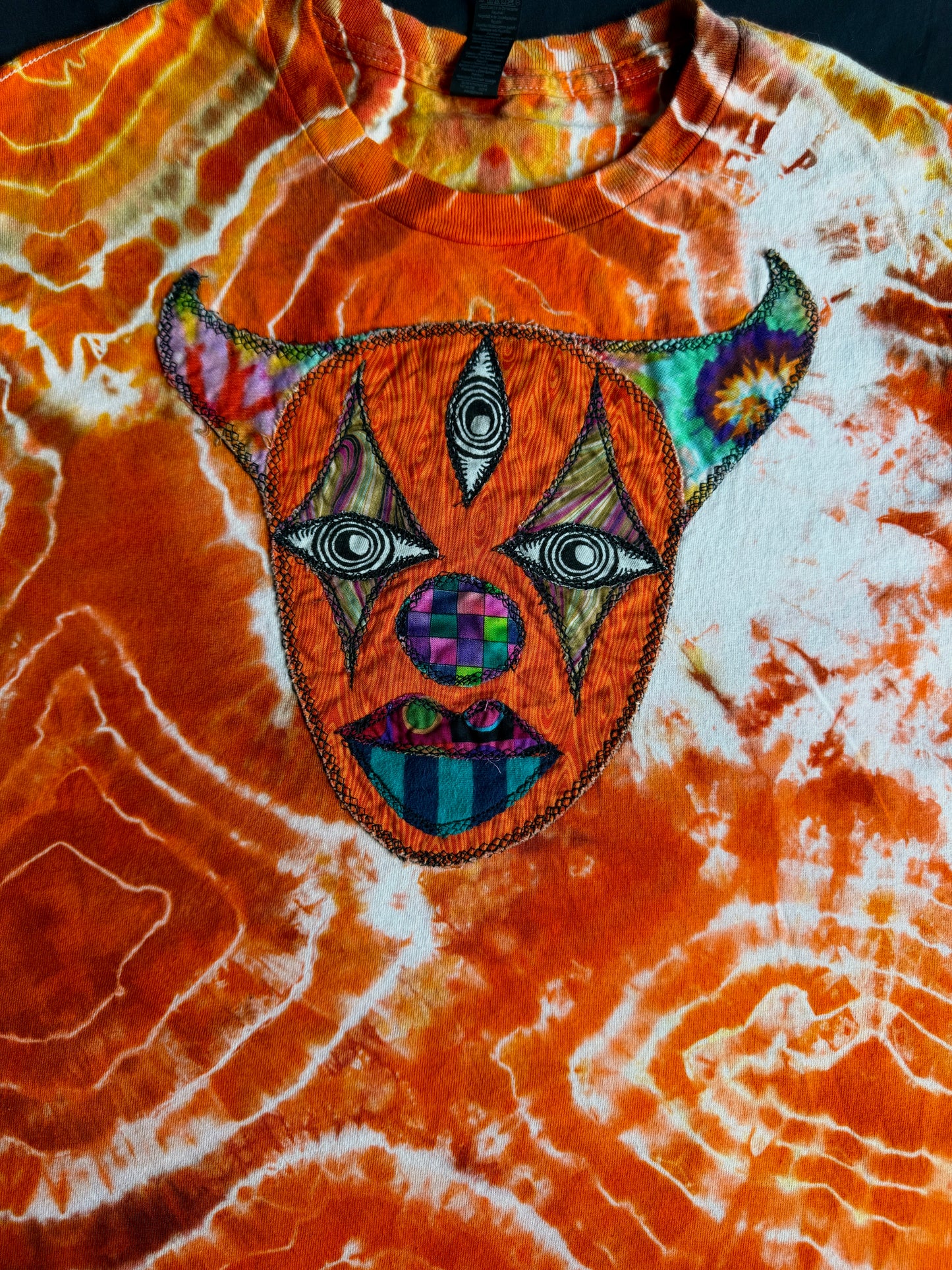 Clown tie dye t-shirt