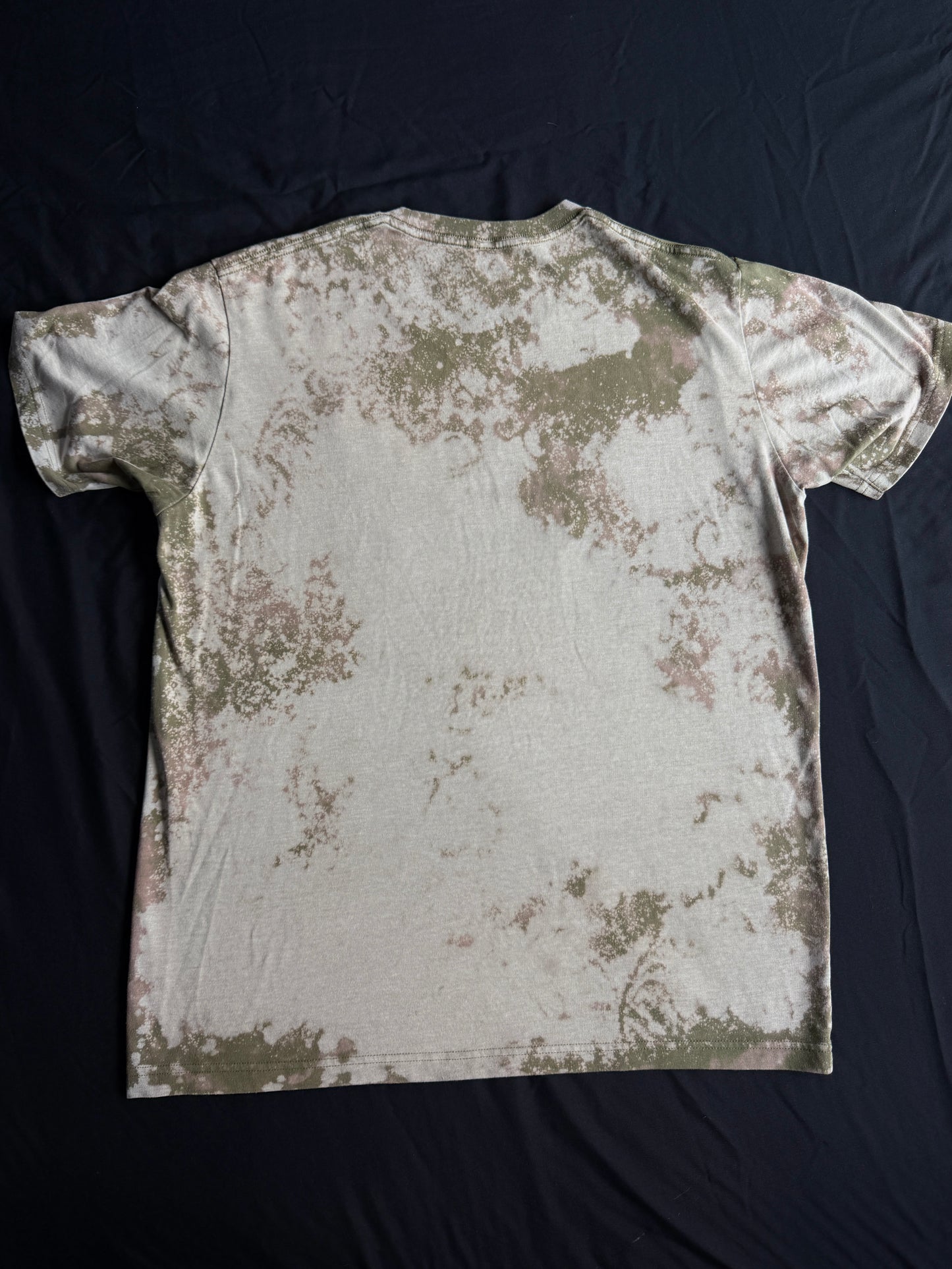Butterfly bleach dyed shirt