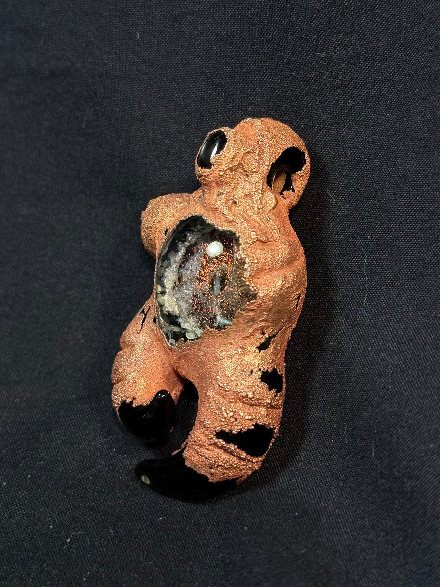 Spikey galaxy amulet