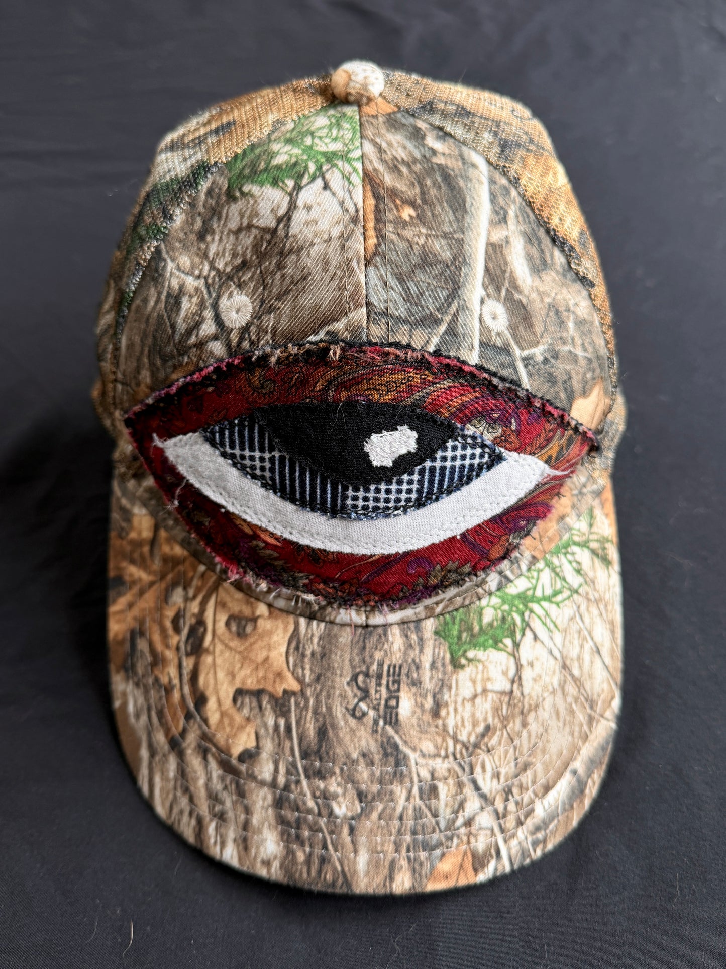 Upcycled Eyeball Hat