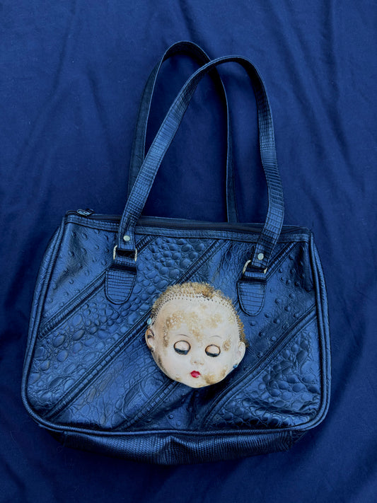 Baby crocodile purse