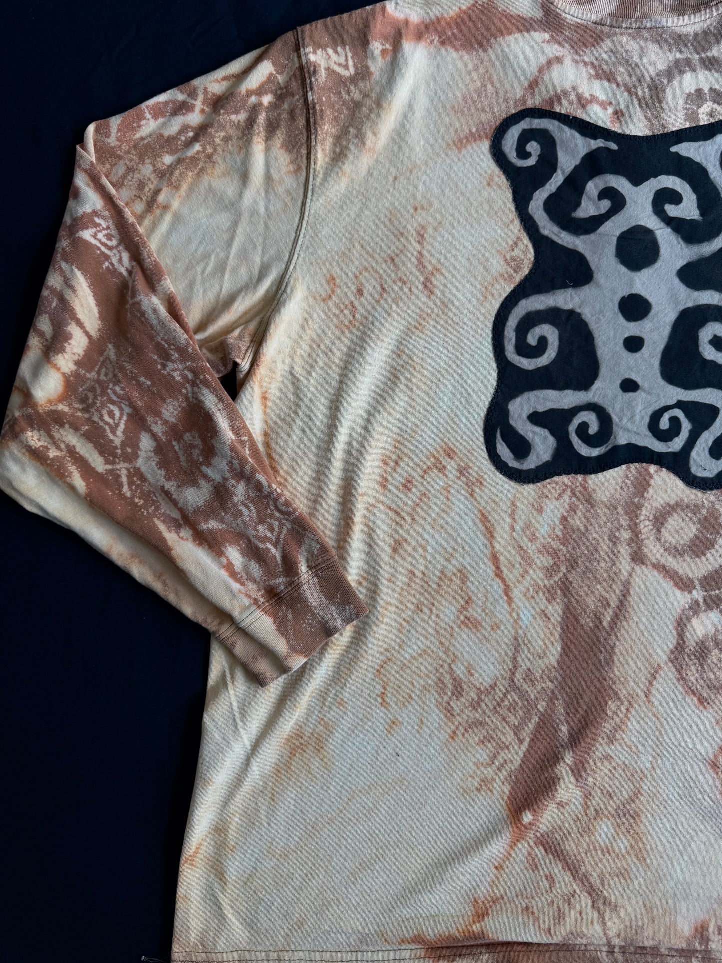 Snail carhartt bleach dyed long sleeve