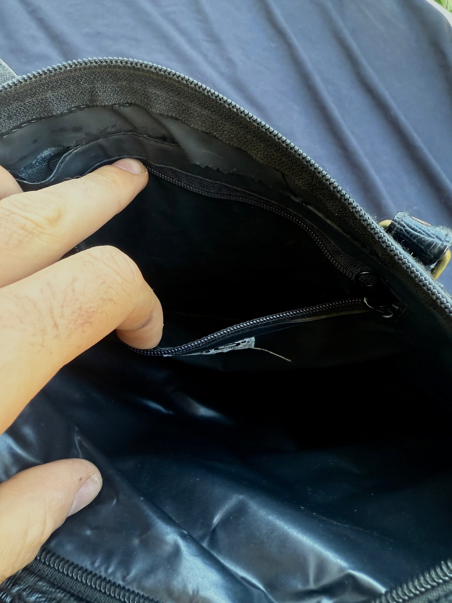 Baby crocodile purse