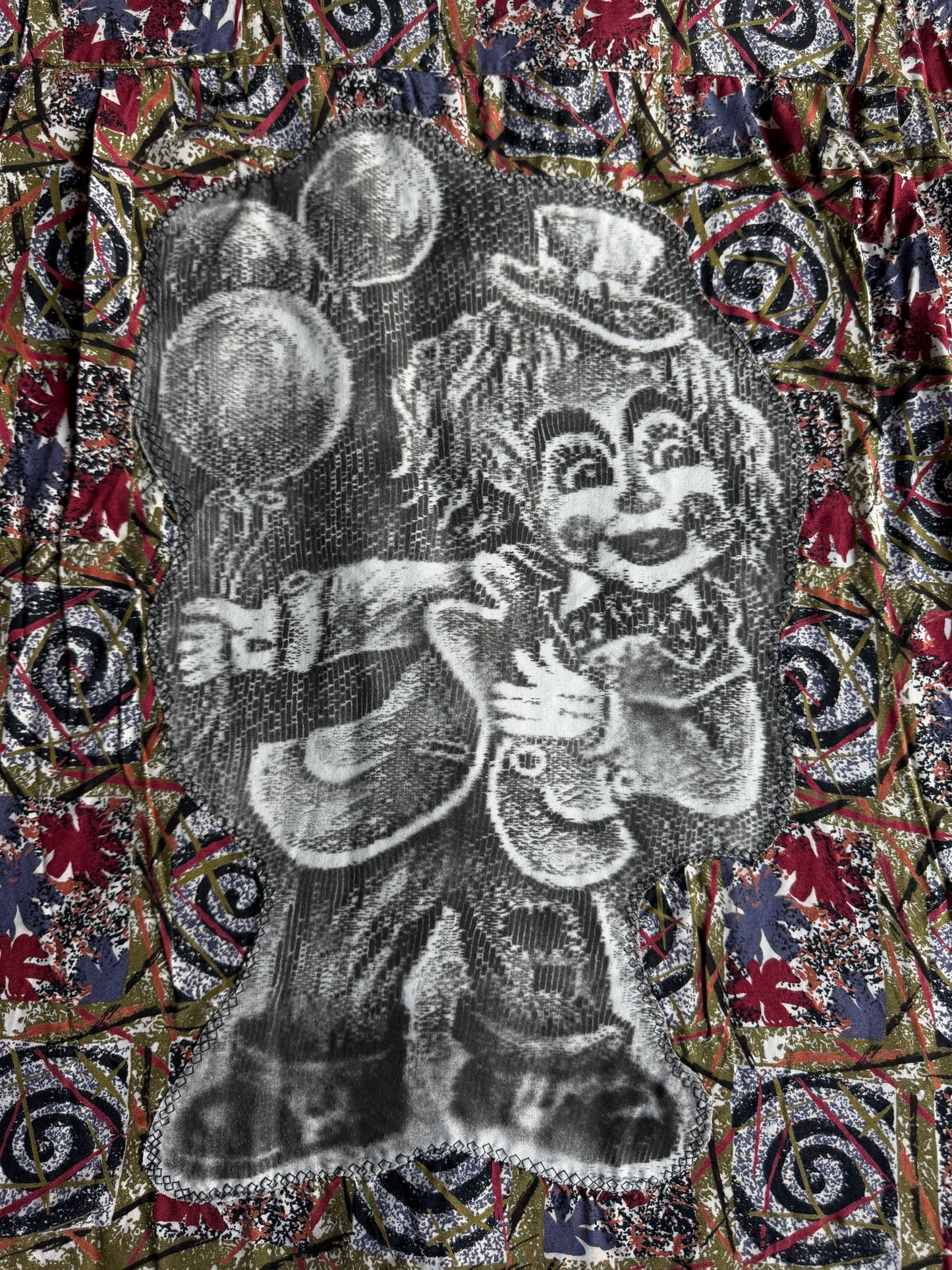 Clown button up short sleeve