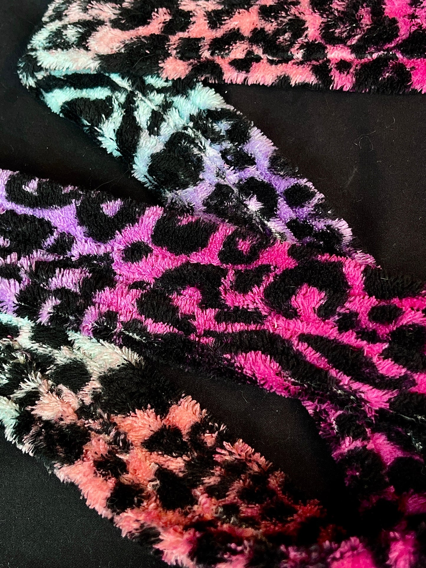 Sloth + Pink Panther + sequin bear side bag