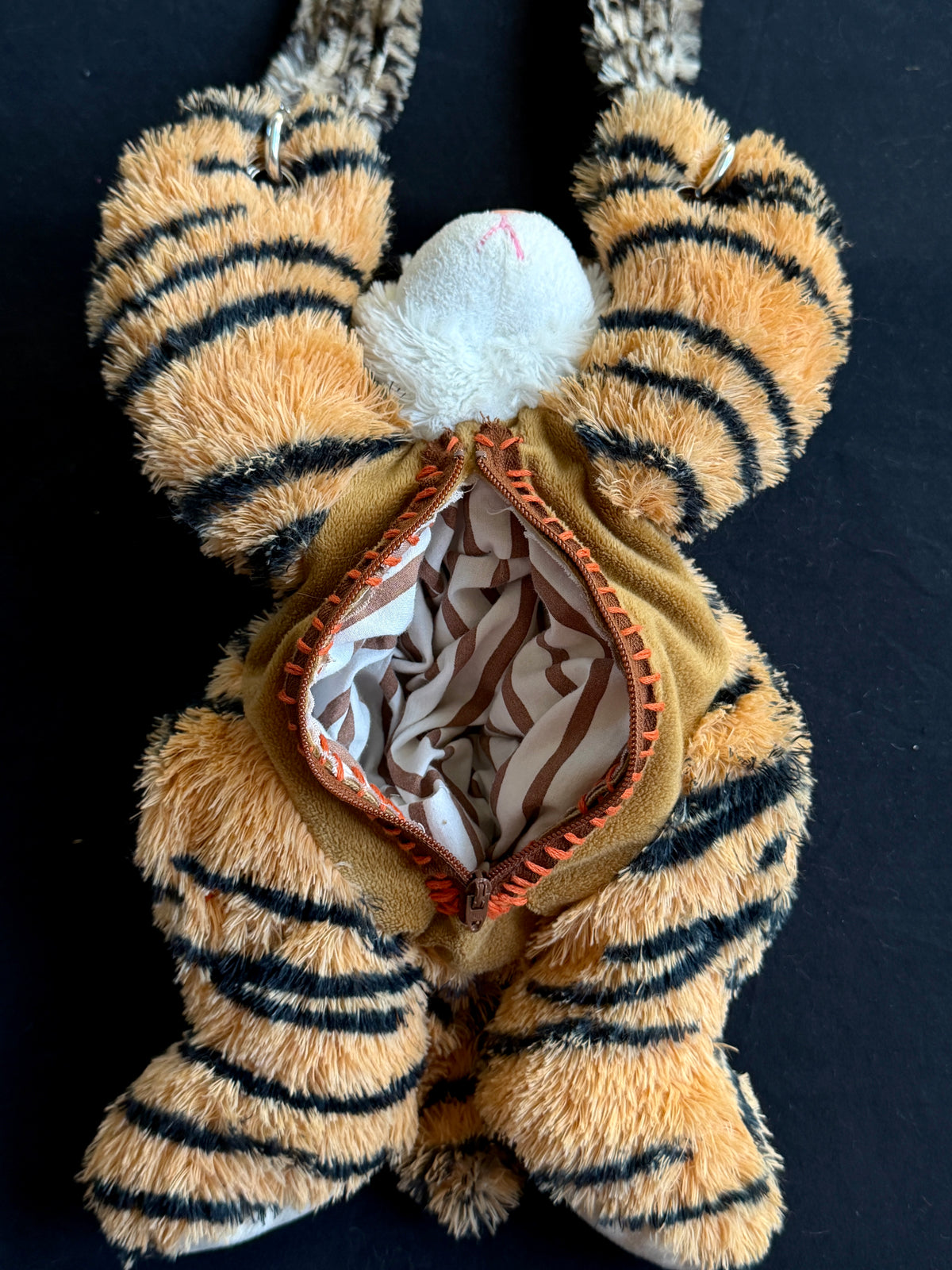 Cat + tiger hybrid side bag
