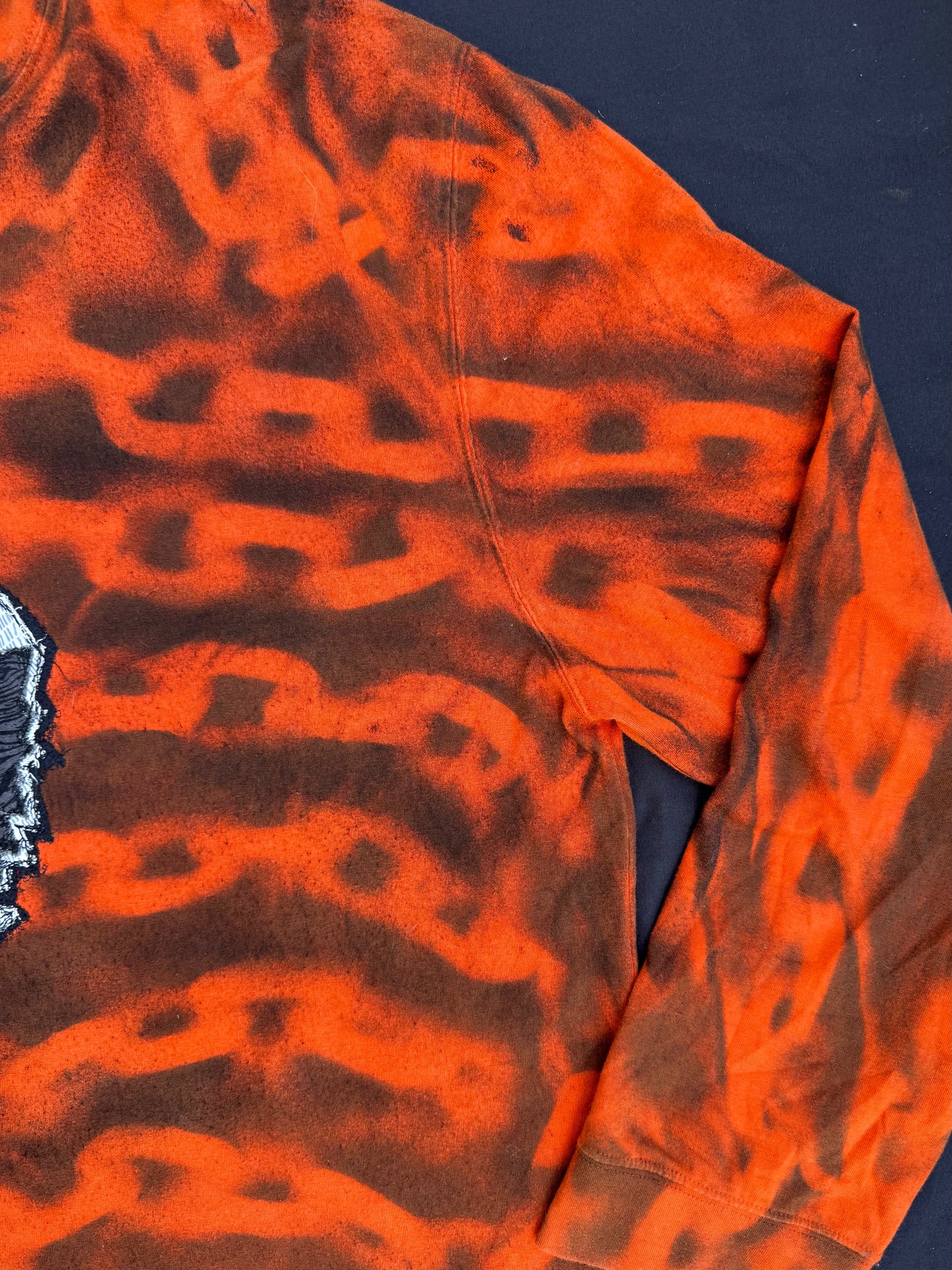 Chemical X chain spray painted shirt