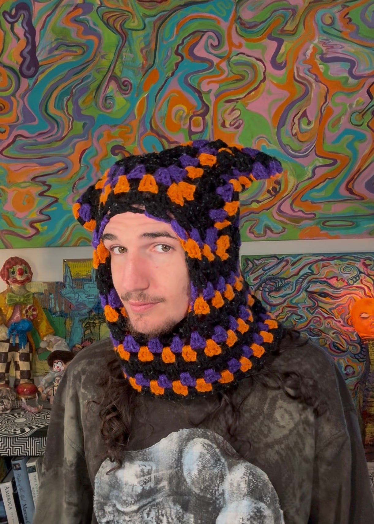 Crochet mask