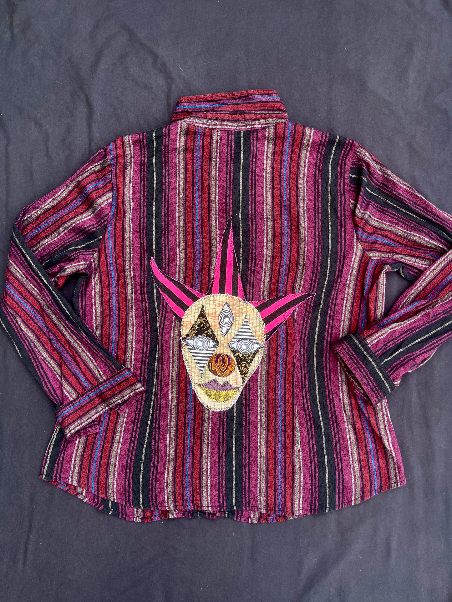 Punk clown button up