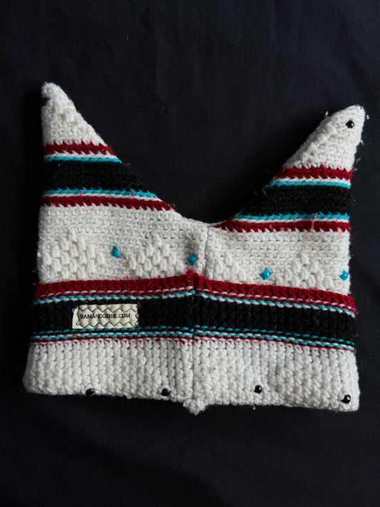 Crochet eyeball hat