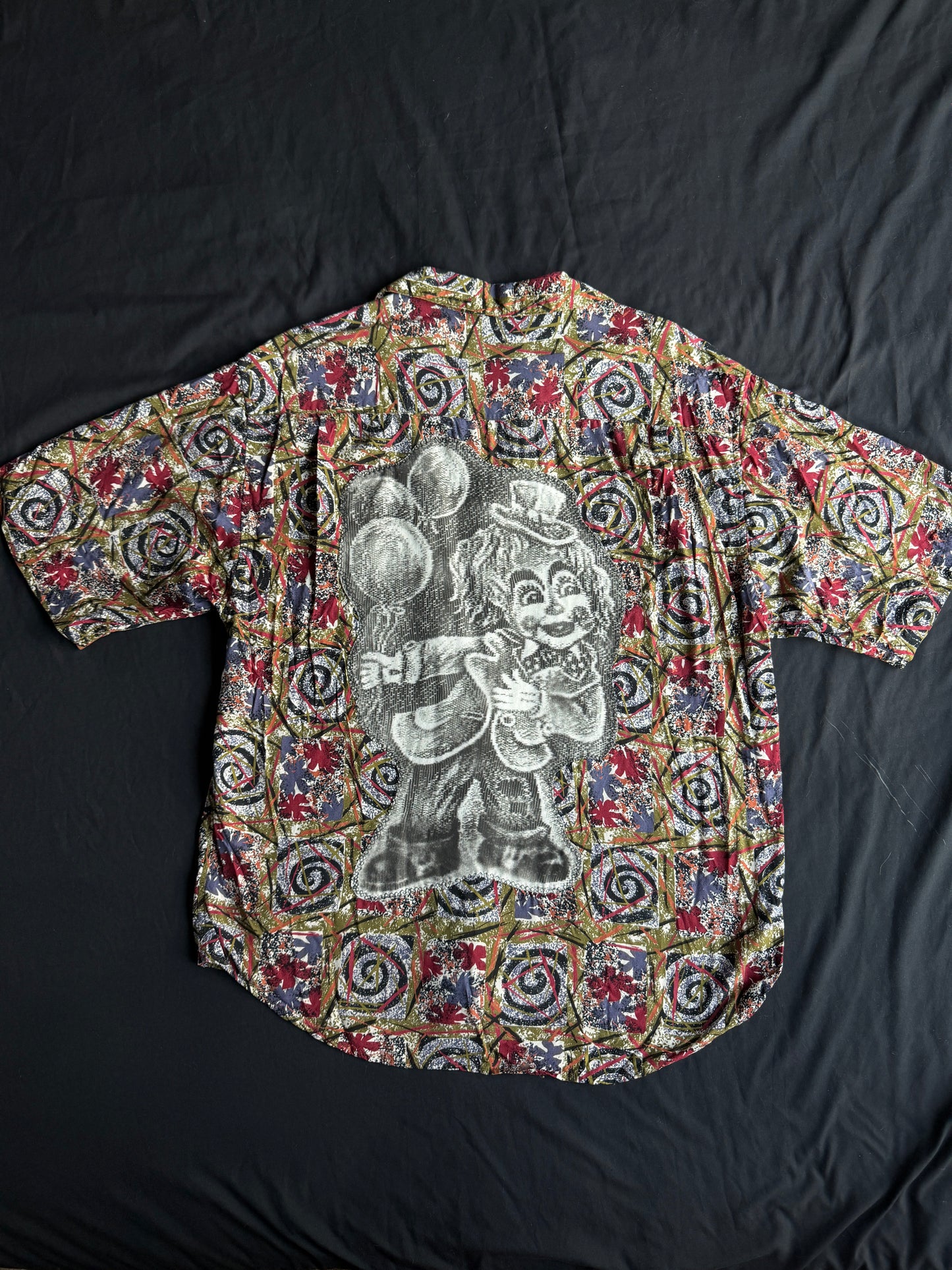 Clown button up short sleeve