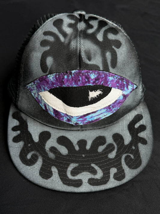 Upcycled Eyeball Shape Hat