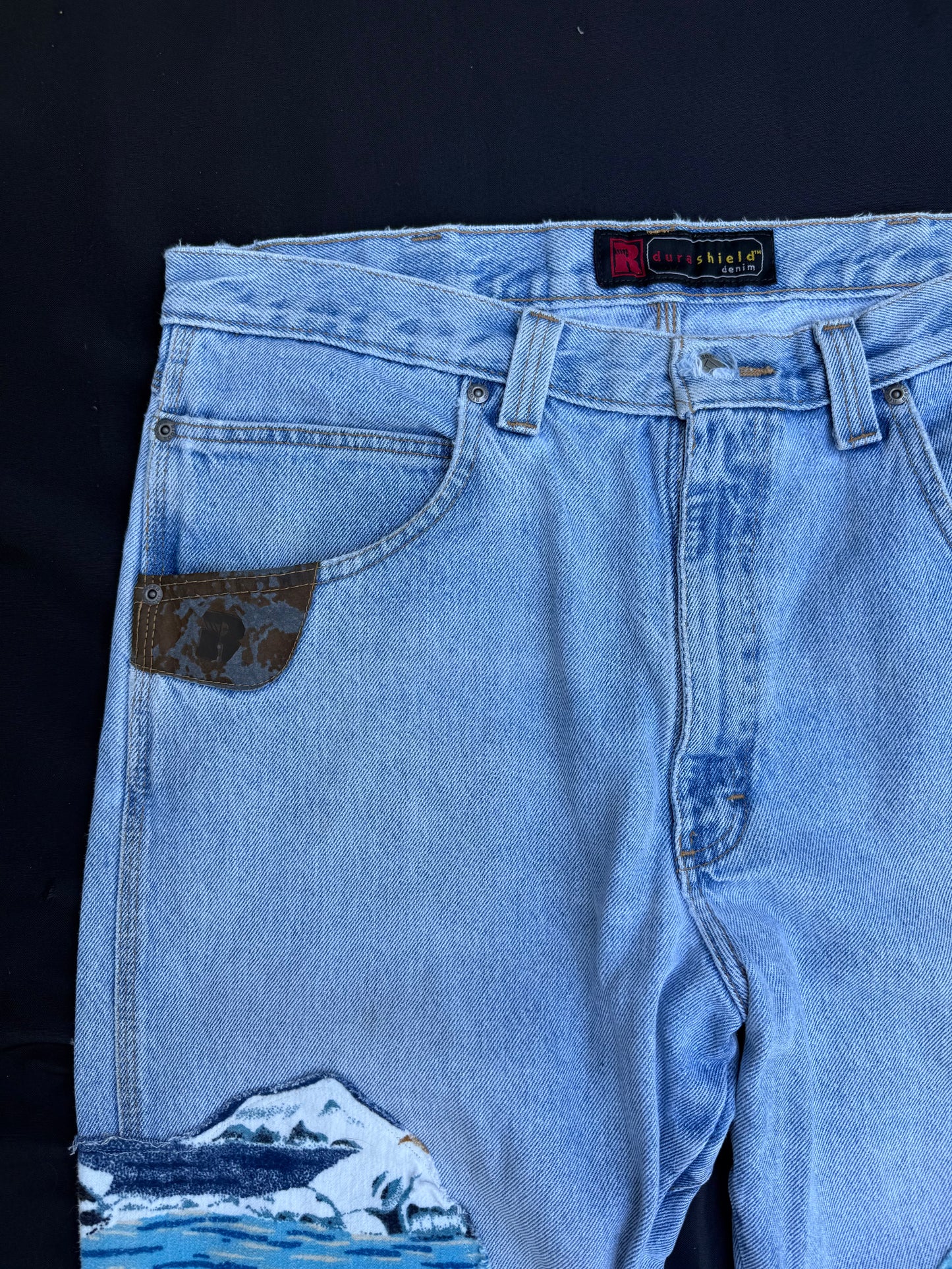 Polar bear vintage jeans