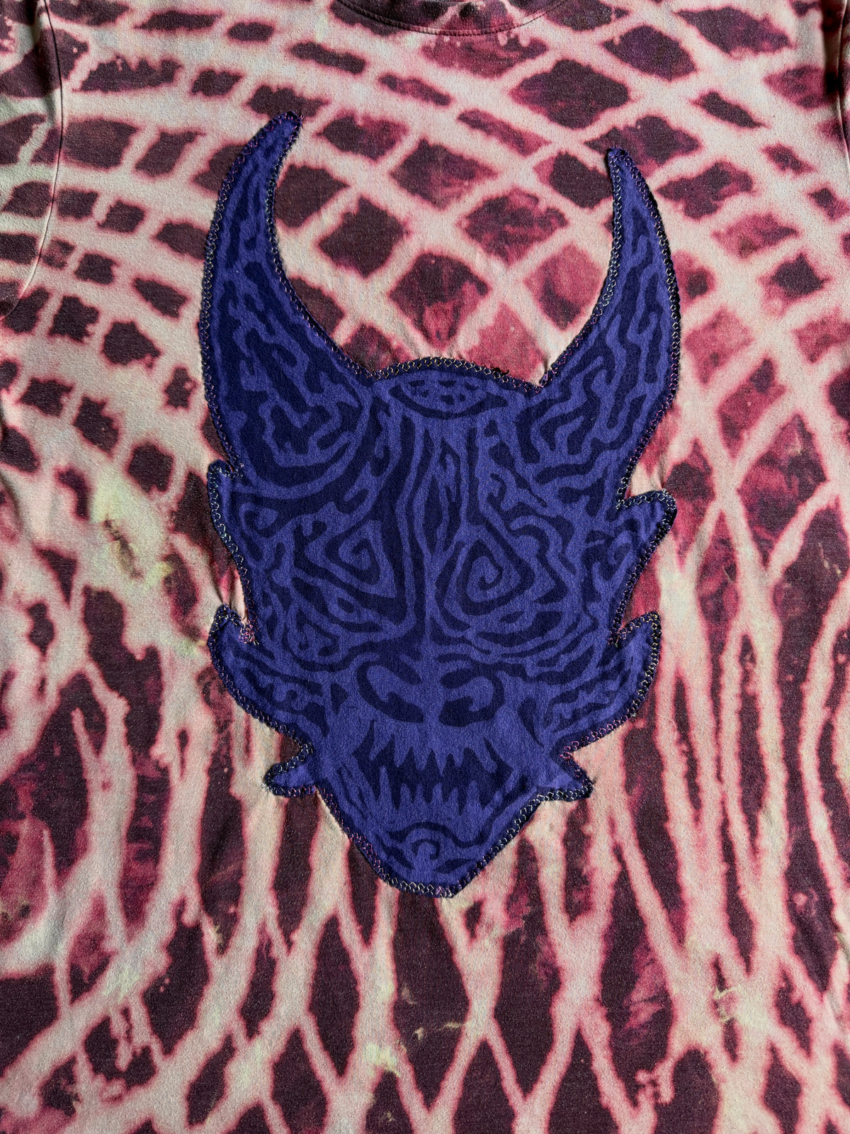 ONI bleach dyed t-shirt
