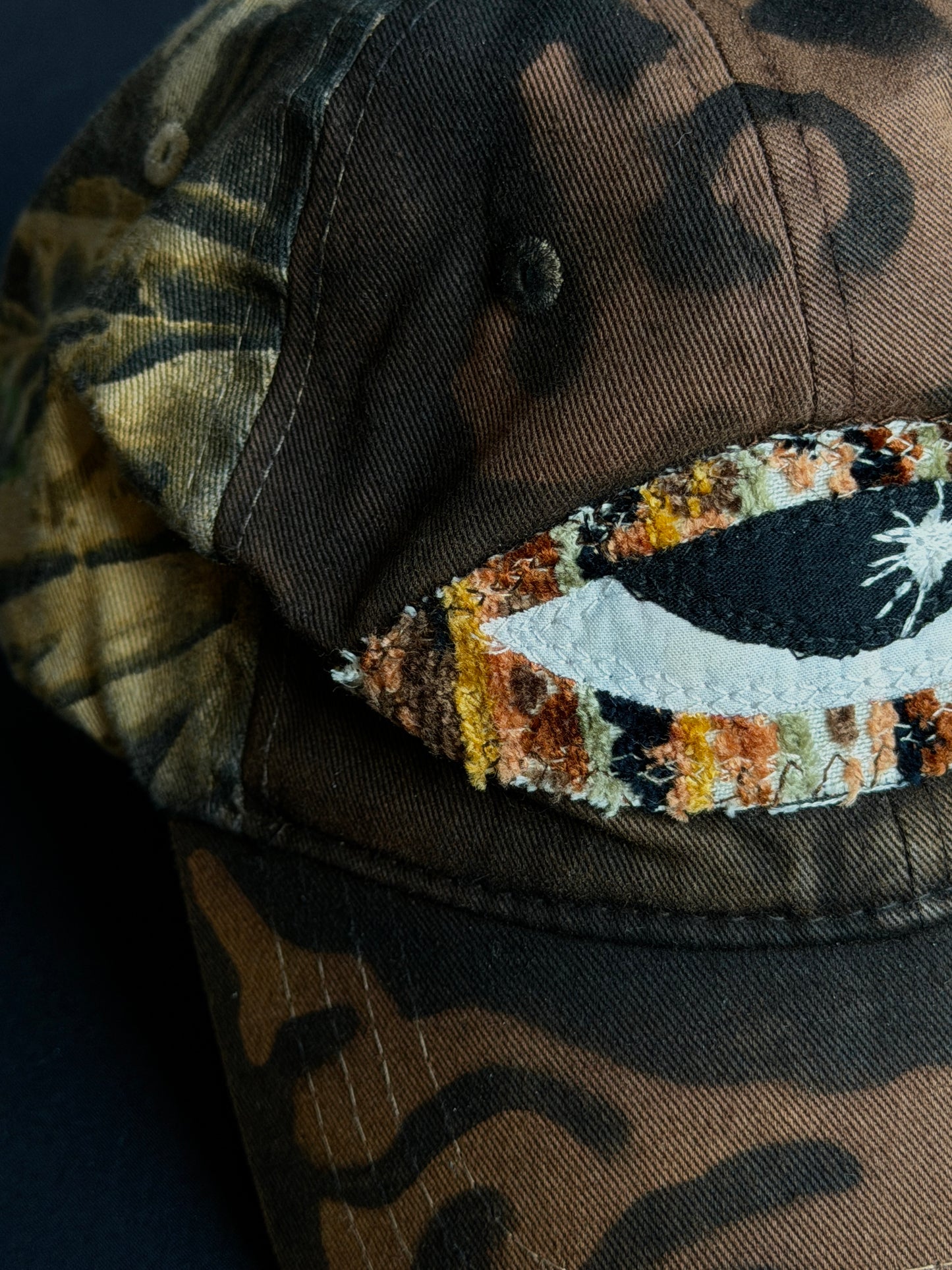 Upcycled Eyeball Shape Hat