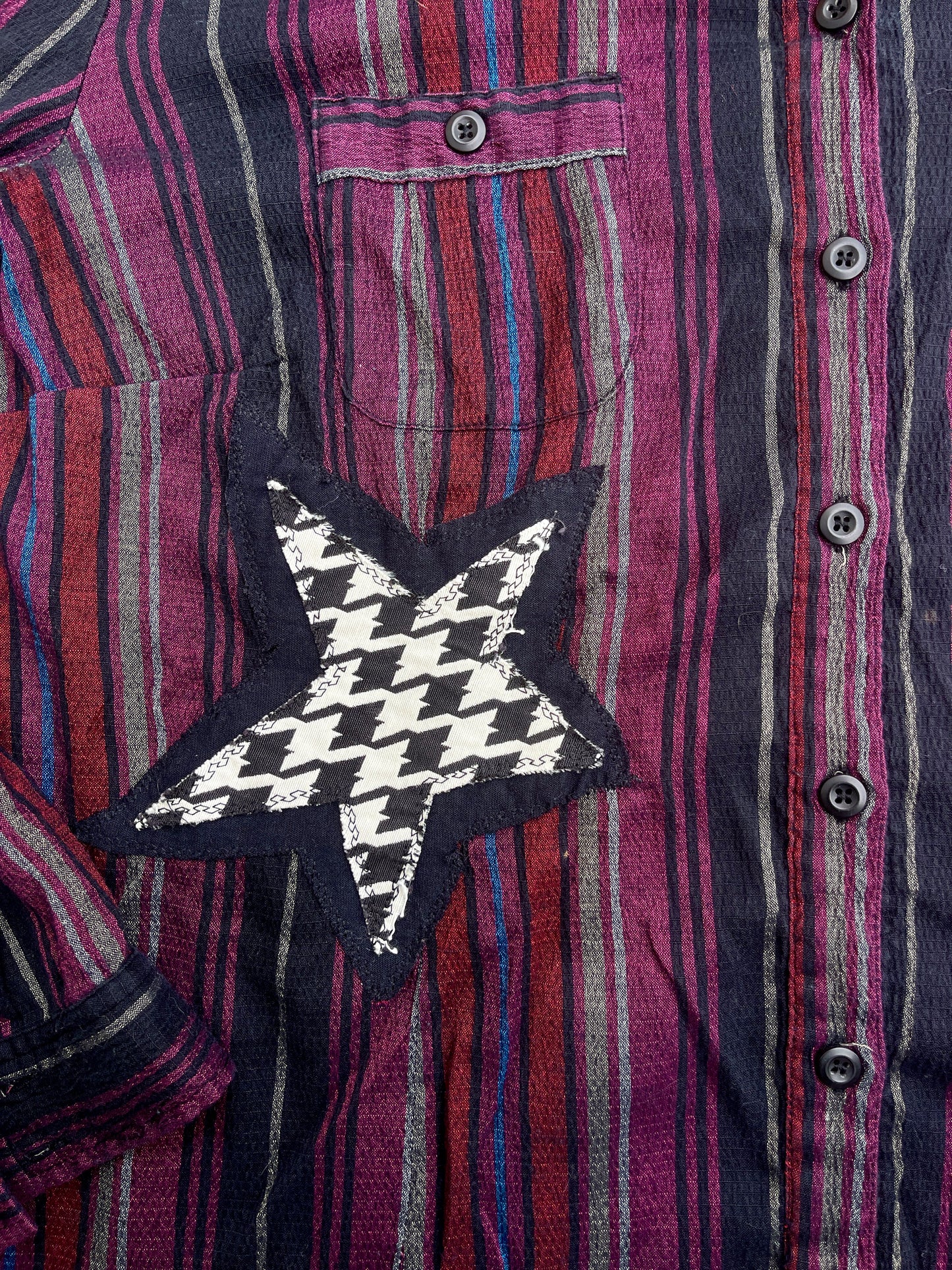 Punk clown button up