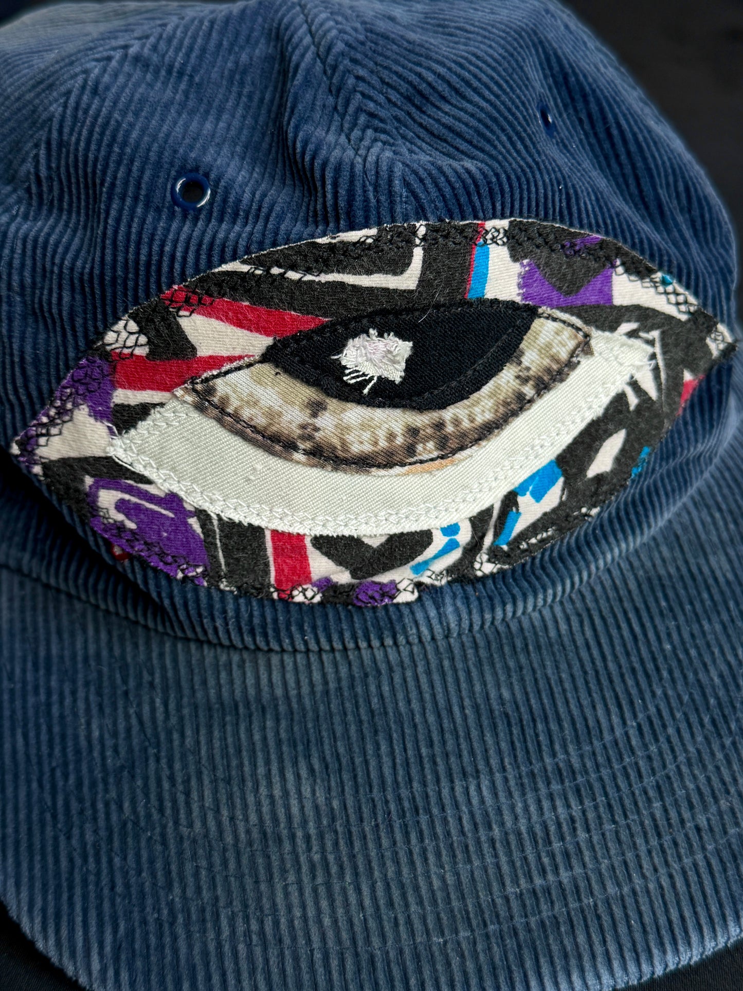 Upcycled Eyeball Hat